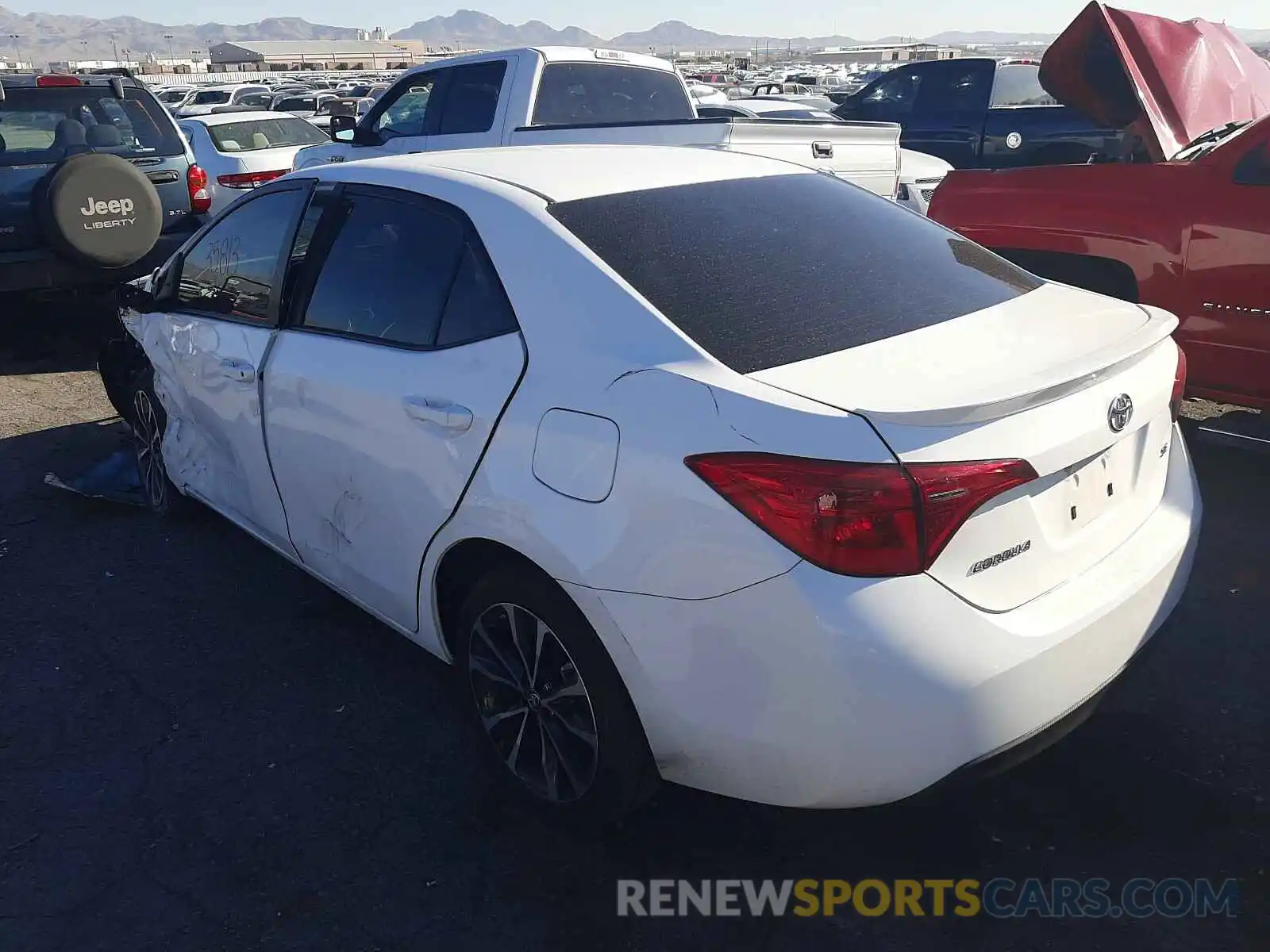 3 Photograph of a damaged car 2T1BURHE2KC177322 TOYOTA COROLLA 2019