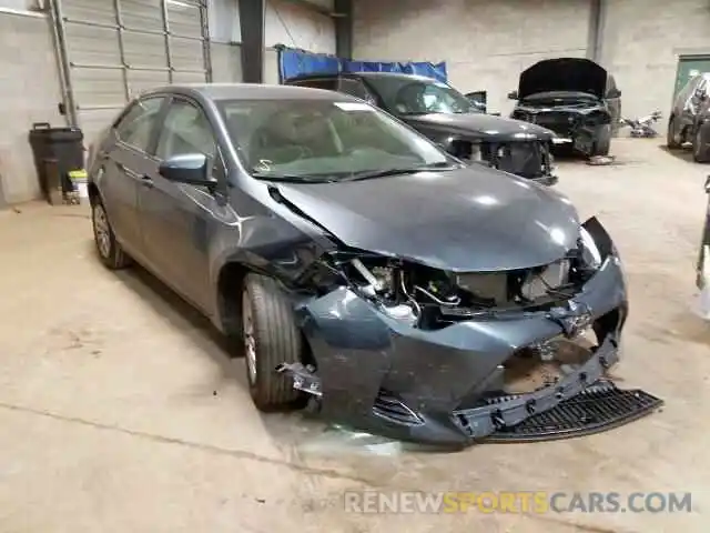 1 Photograph of a damaged car 2T1BURHE2KC177448 TOYOTA COROLLA 2019