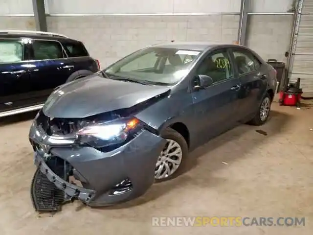 2 Photograph of a damaged car 2T1BURHE2KC177448 TOYOTA COROLLA 2019