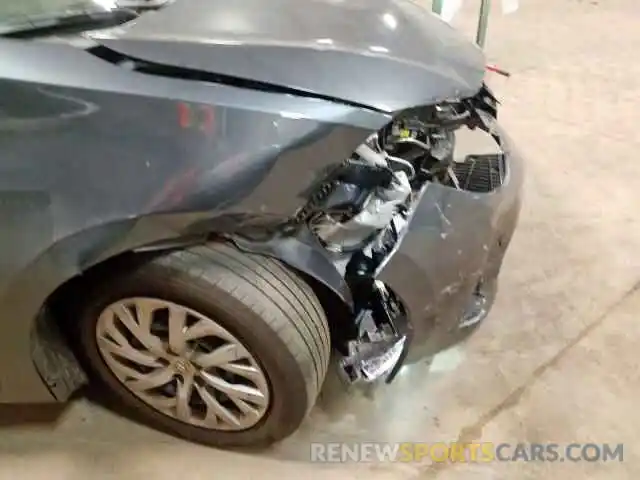 9 Photograph of a damaged car 2T1BURHE2KC177448 TOYOTA COROLLA 2019