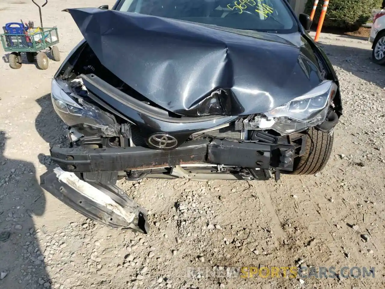 9 Photograph of a damaged car 2T1BURHE2KC177496 TOYOTA COROLLA 2019