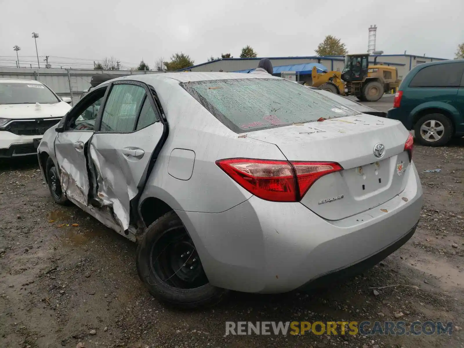 3 Photograph of a damaged car 2T1BURHE2KC177627 TOYOTA COROLLA 2019