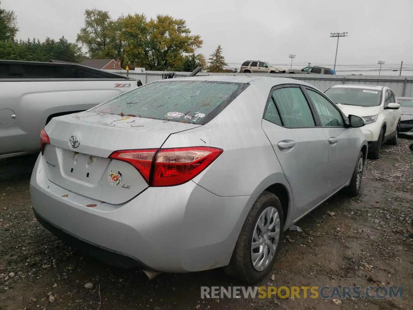 4 Photograph of a damaged car 2T1BURHE2KC177627 TOYOTA COROLLA 2019