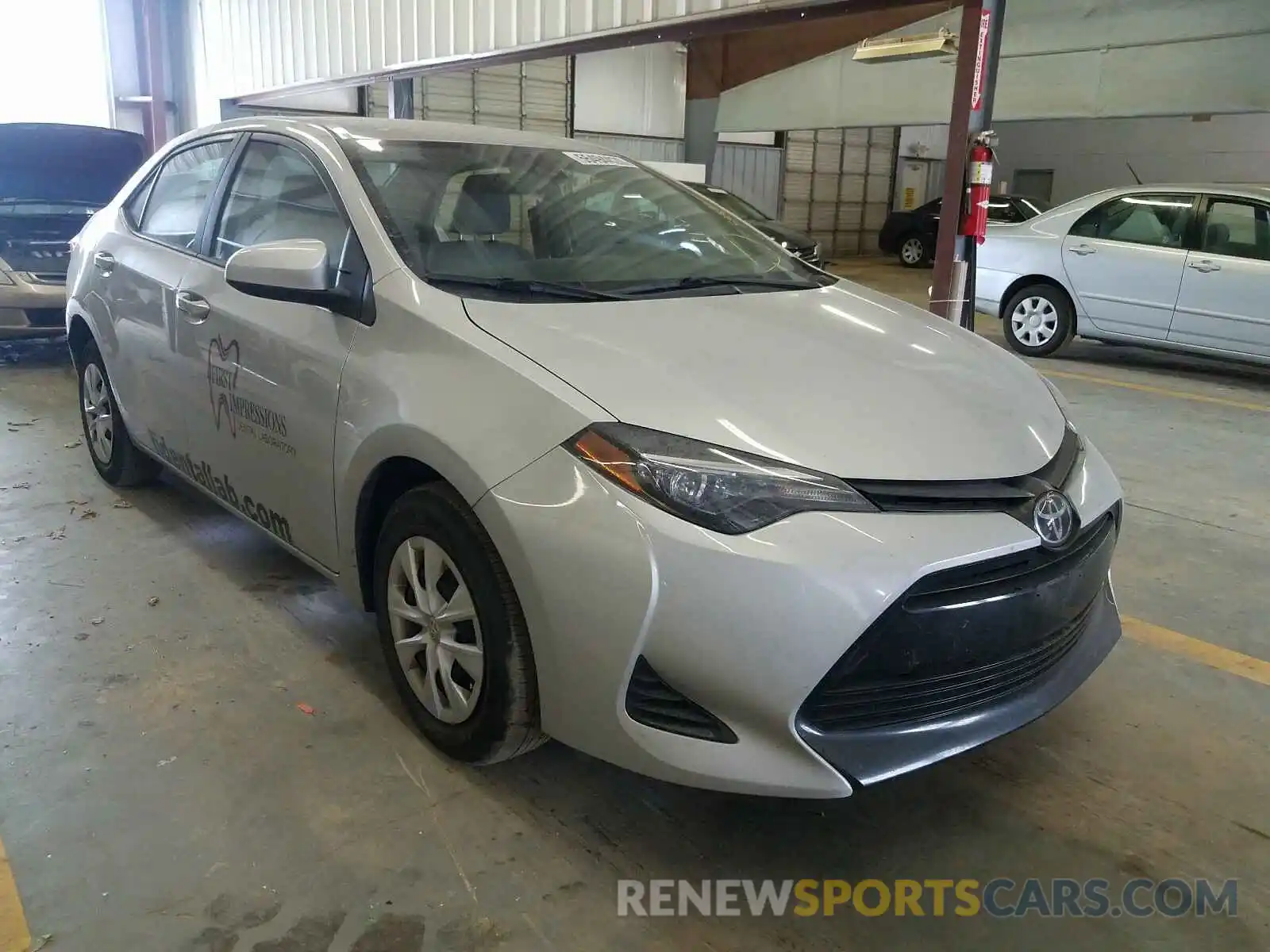 1 Photograph of a damaged car 2T1BURHE2KC177773 TOYOTA COROLLA 2019