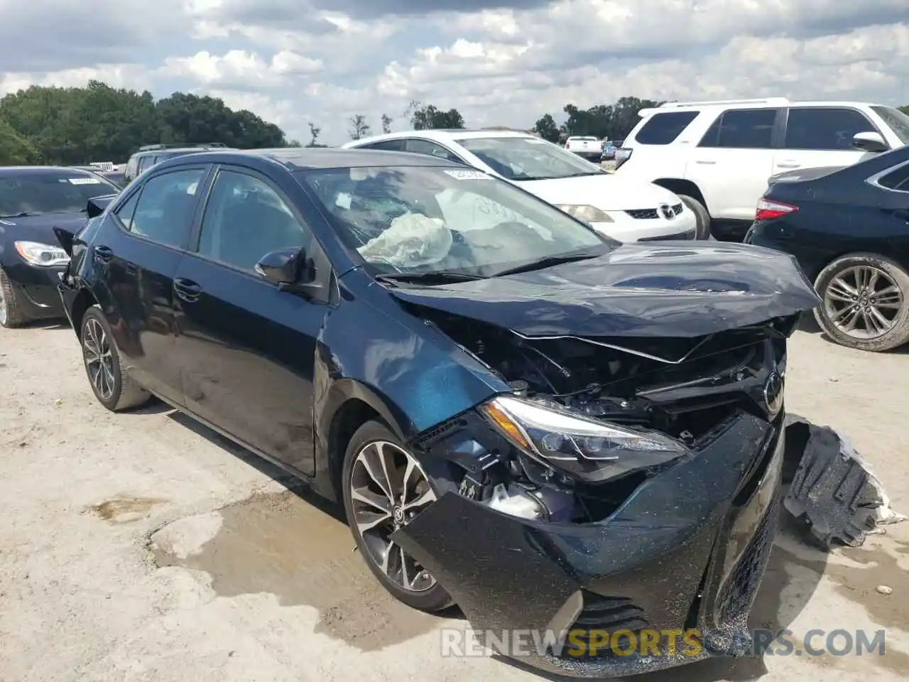 1 Photograph of a damaged car 2T1BURHE2KC178275 TOYOTA COROLLA 2019