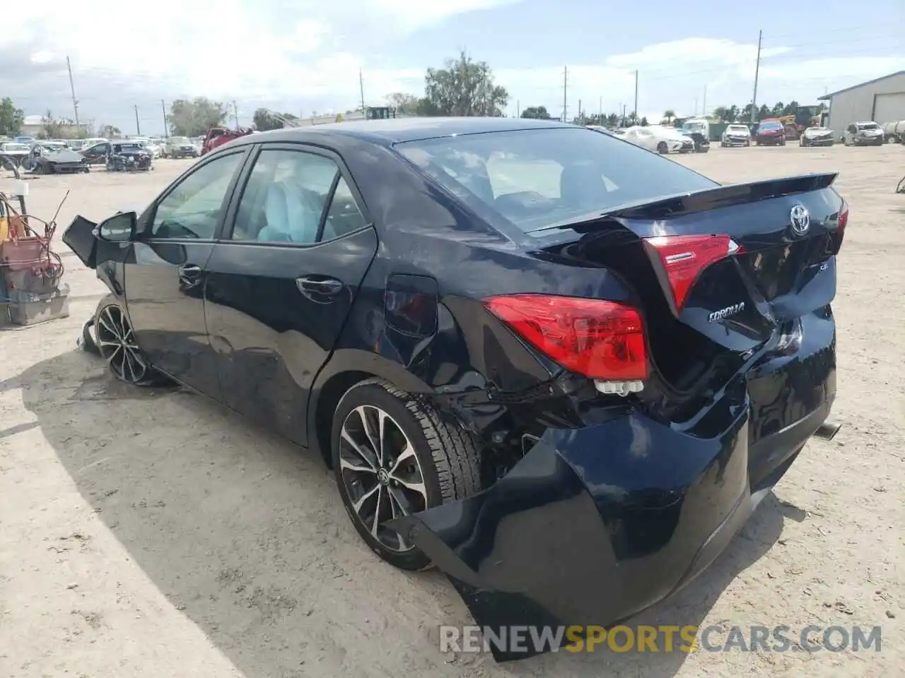 3 Photograph of a damaged car 2T1BURHE2KC178275 TOYOTA COROLLA 2019