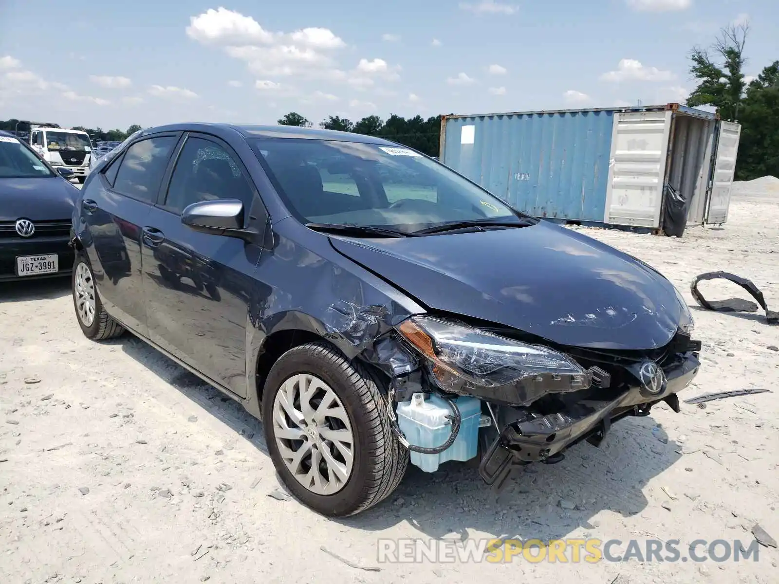 1 Photograph of a damaged car 2T1BURHE2KC178616 TOYOTA COROLLA 2019