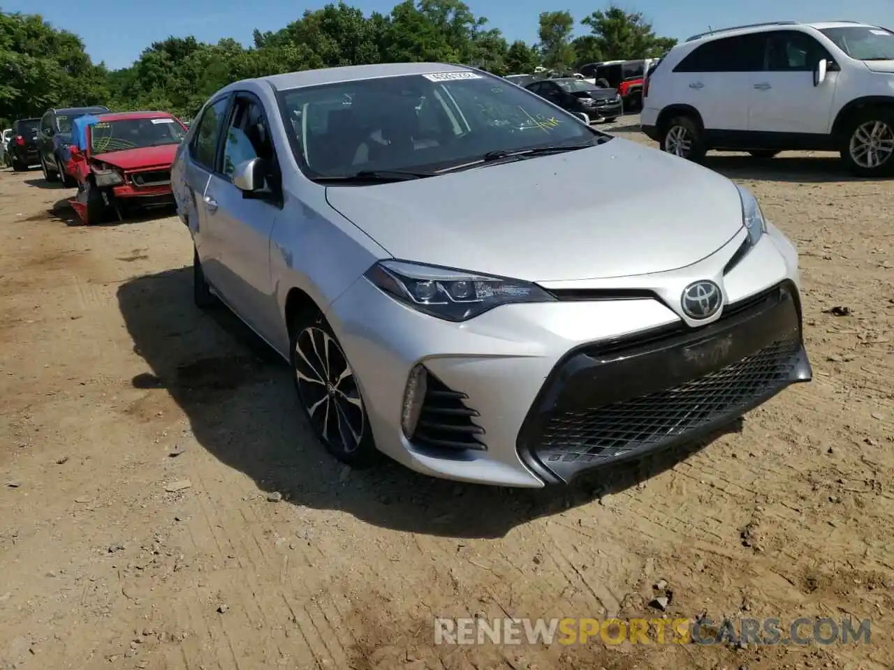 1 Photograph of a damaged car 2T1BURHE2KC178678 TOYOTA COROLLA 2019