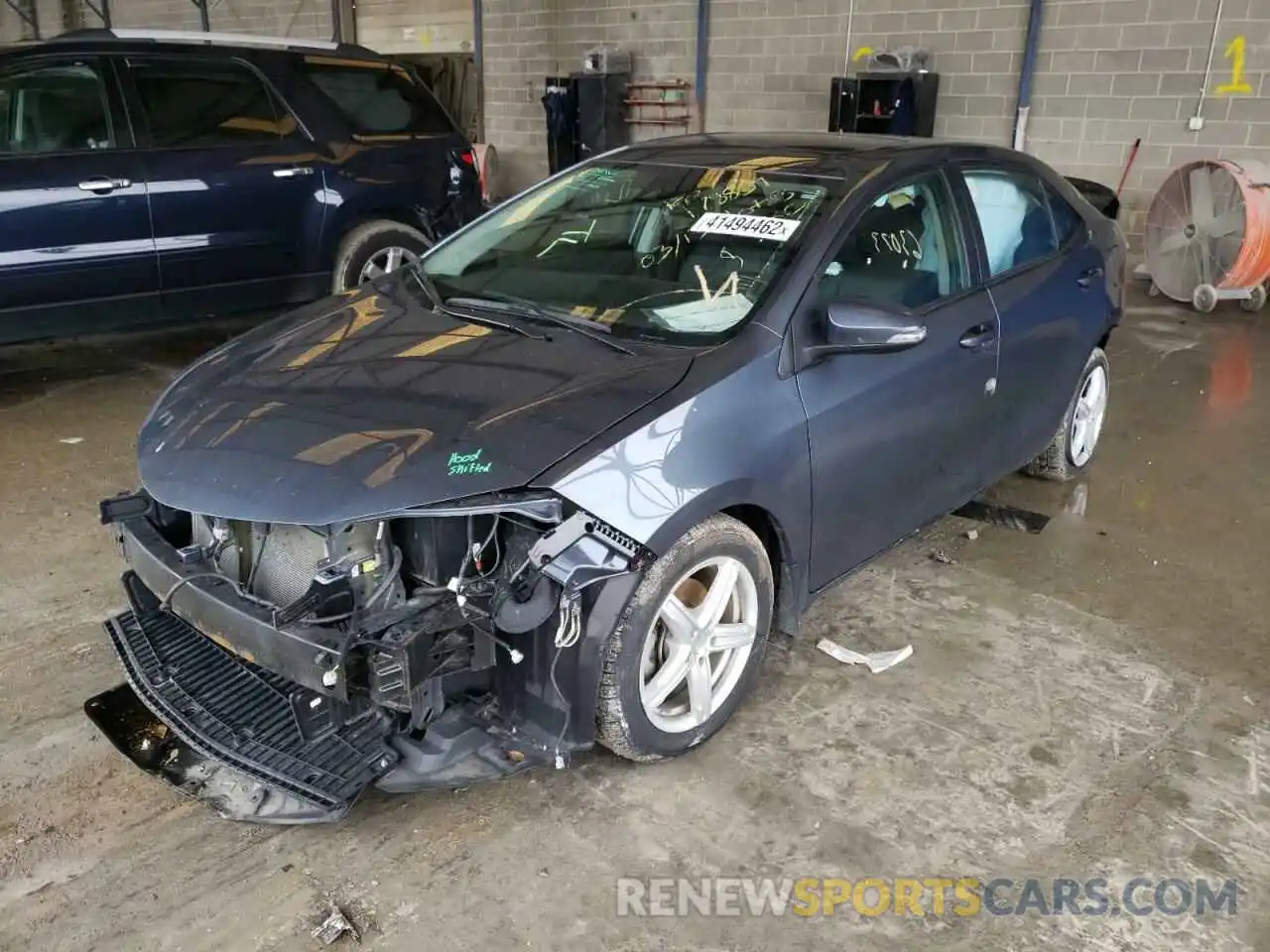 2 Photograph of a damaged car 2T1BURHE2KC178809 TOYOTA COROLLA 2019