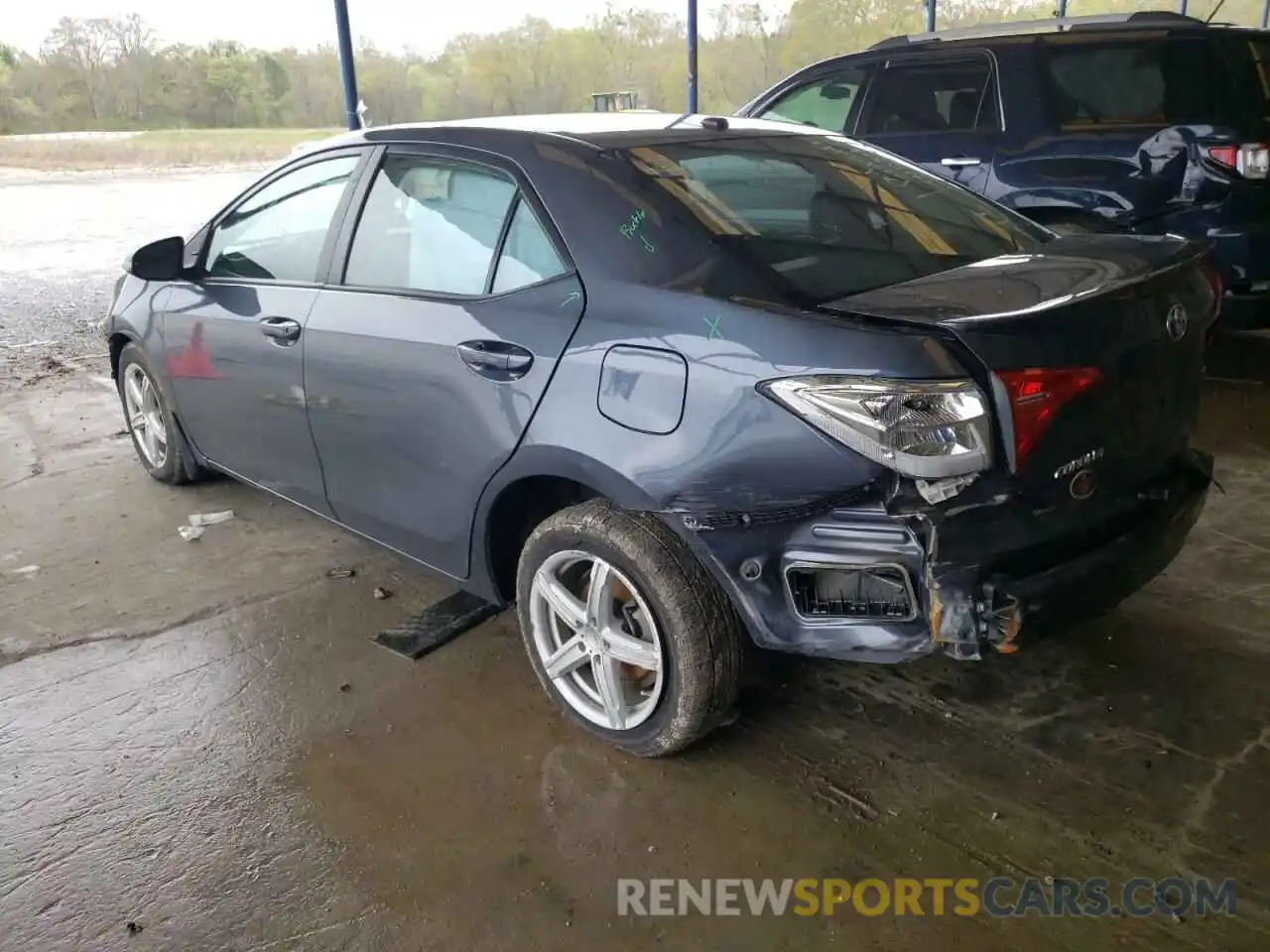 3 Photograph of a damaged car 2T1BURHE2KC178809 TOYOTA COROLLA 2019