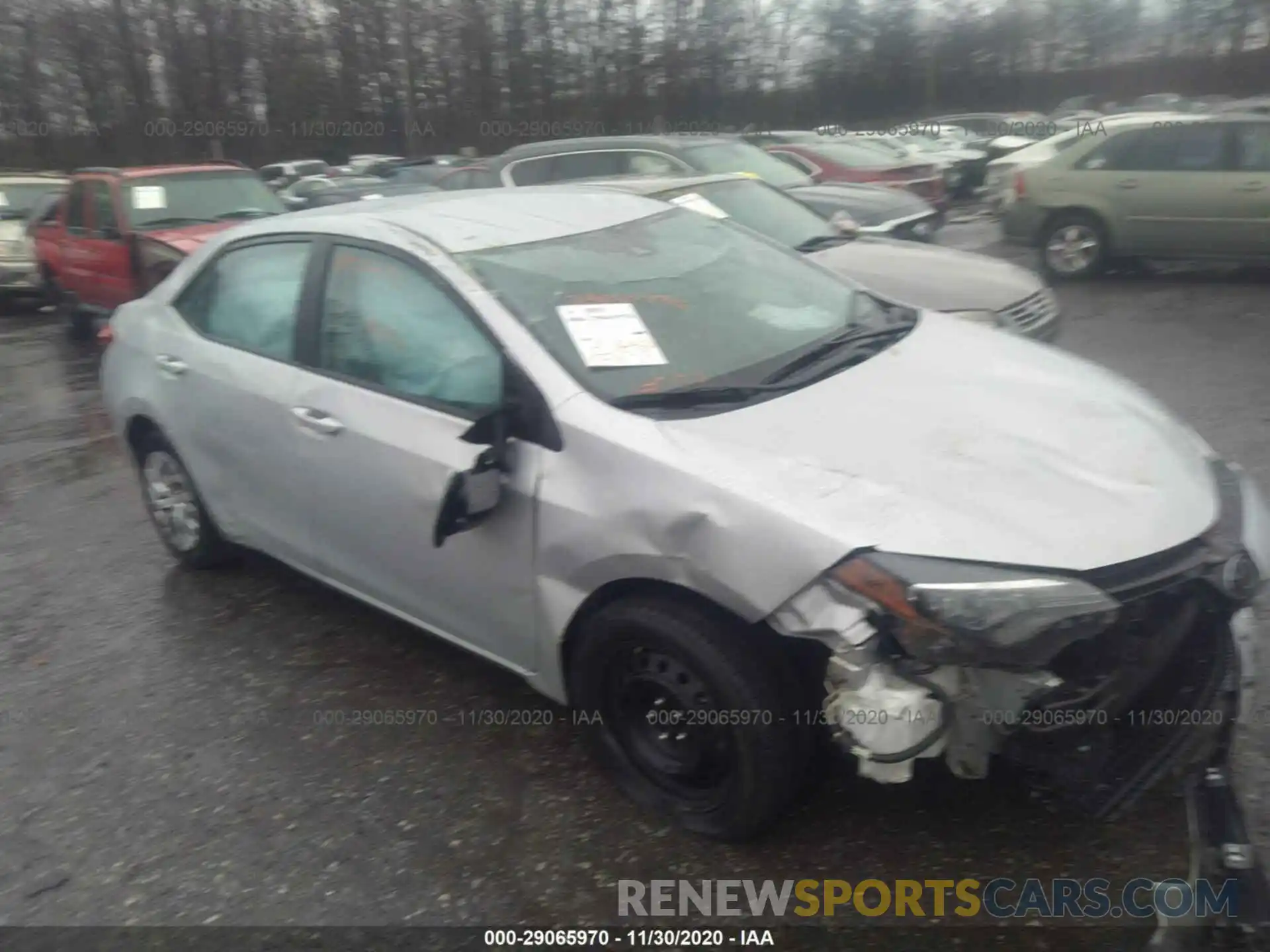 1 Photograph of a damaged car 2T1BURHE2KC178986 TOYOTA COROLLA 2019