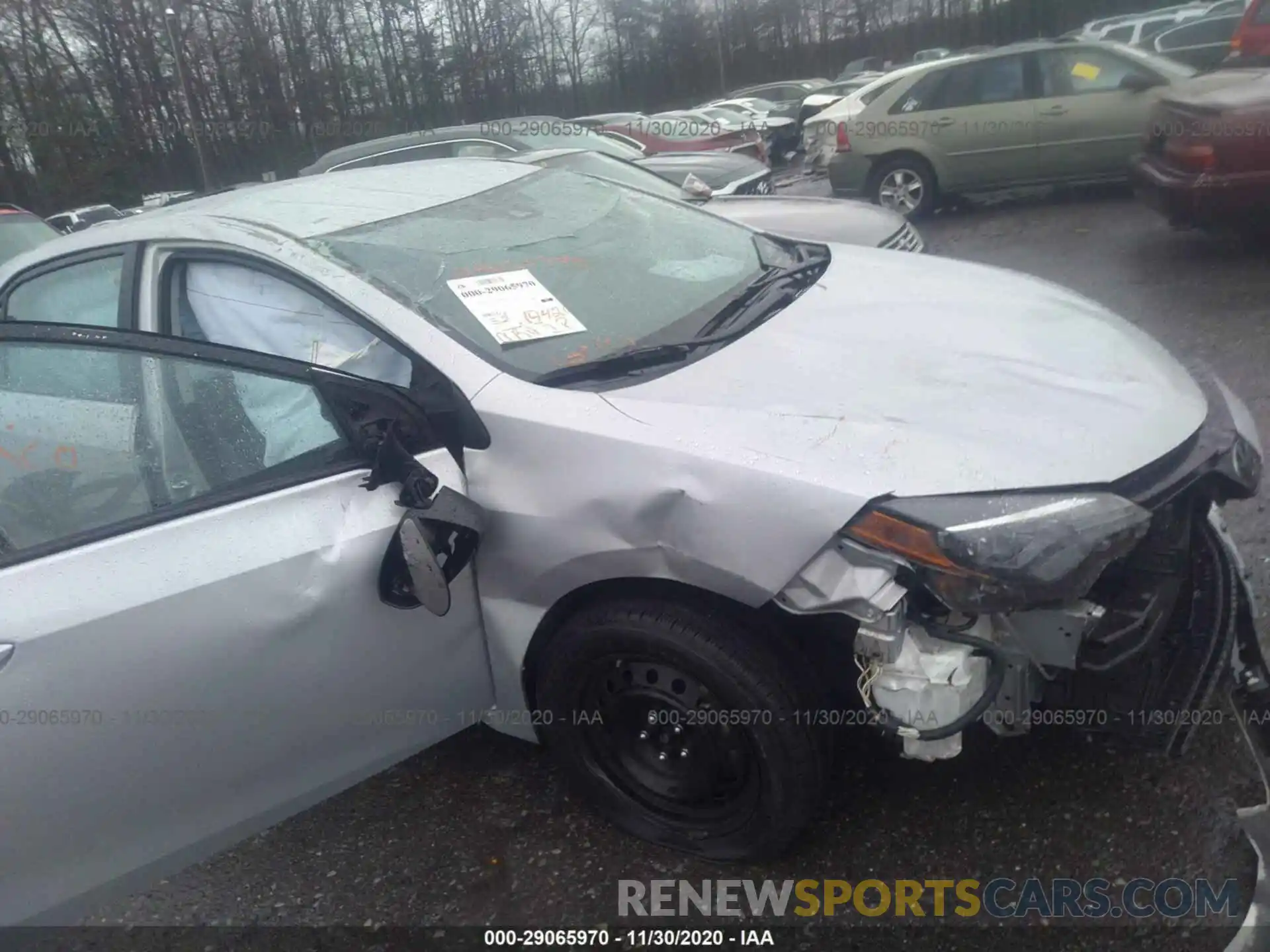 6 Photograph of a damaged car 2T1BURHE2KC178986 TOYOTA COROLLA 2019