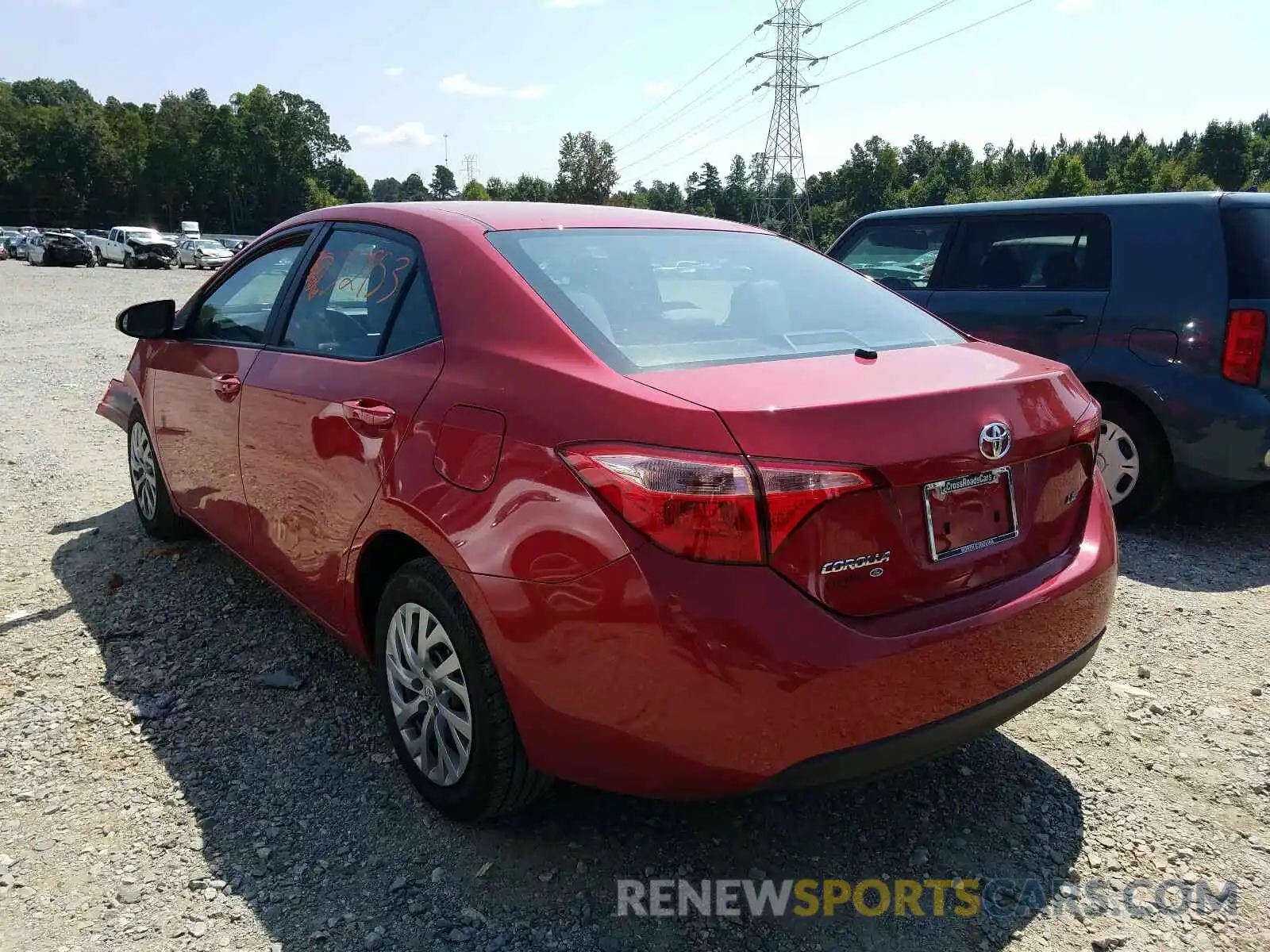 3 Photograph of a damaged car 2T1BURHE2KC179166 TOYOTA COROLLA 2019