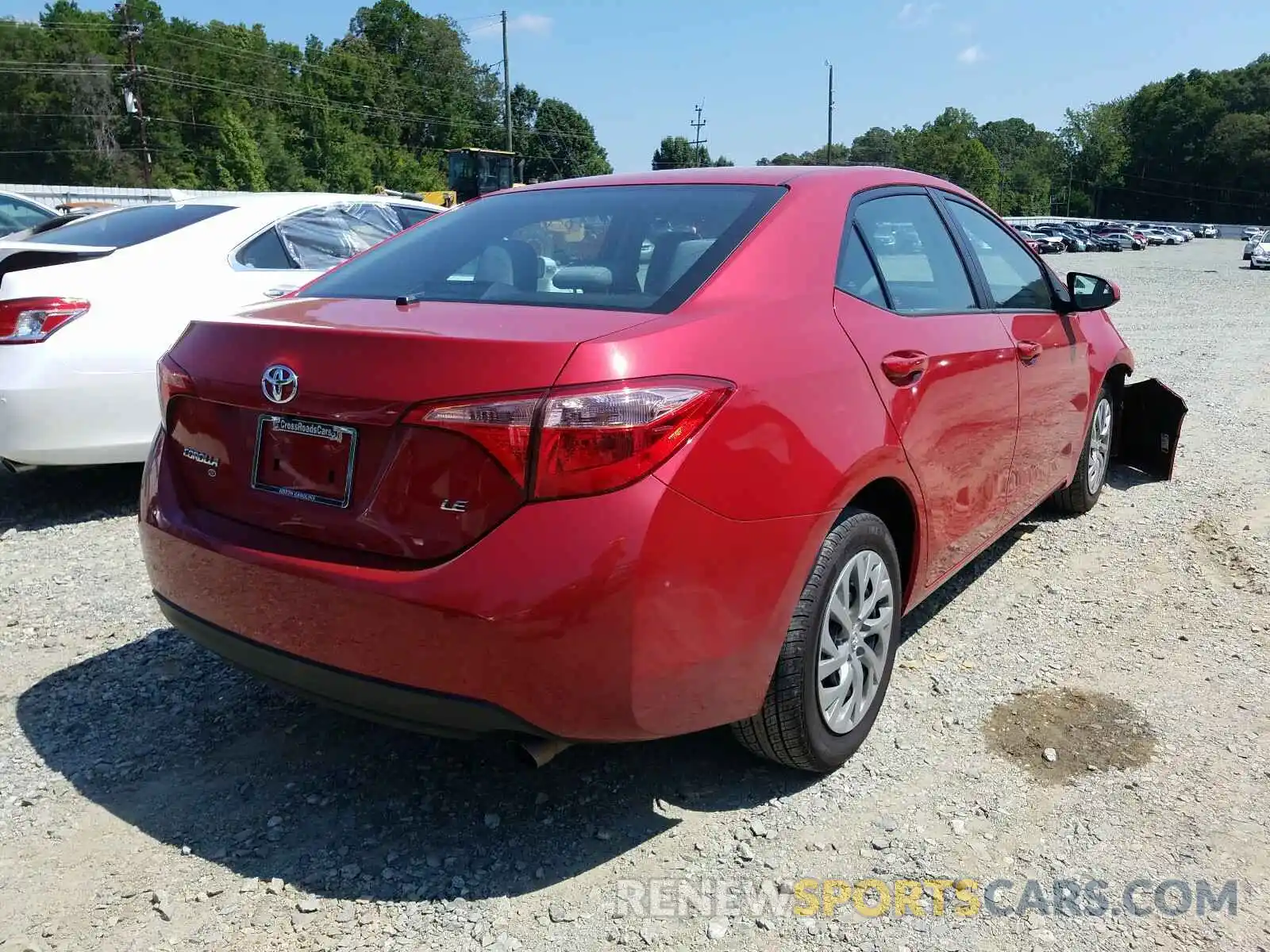 4 Photograph of a damaged car 2T1BURHE2KC179166 TOYOTA COROLLA 2019