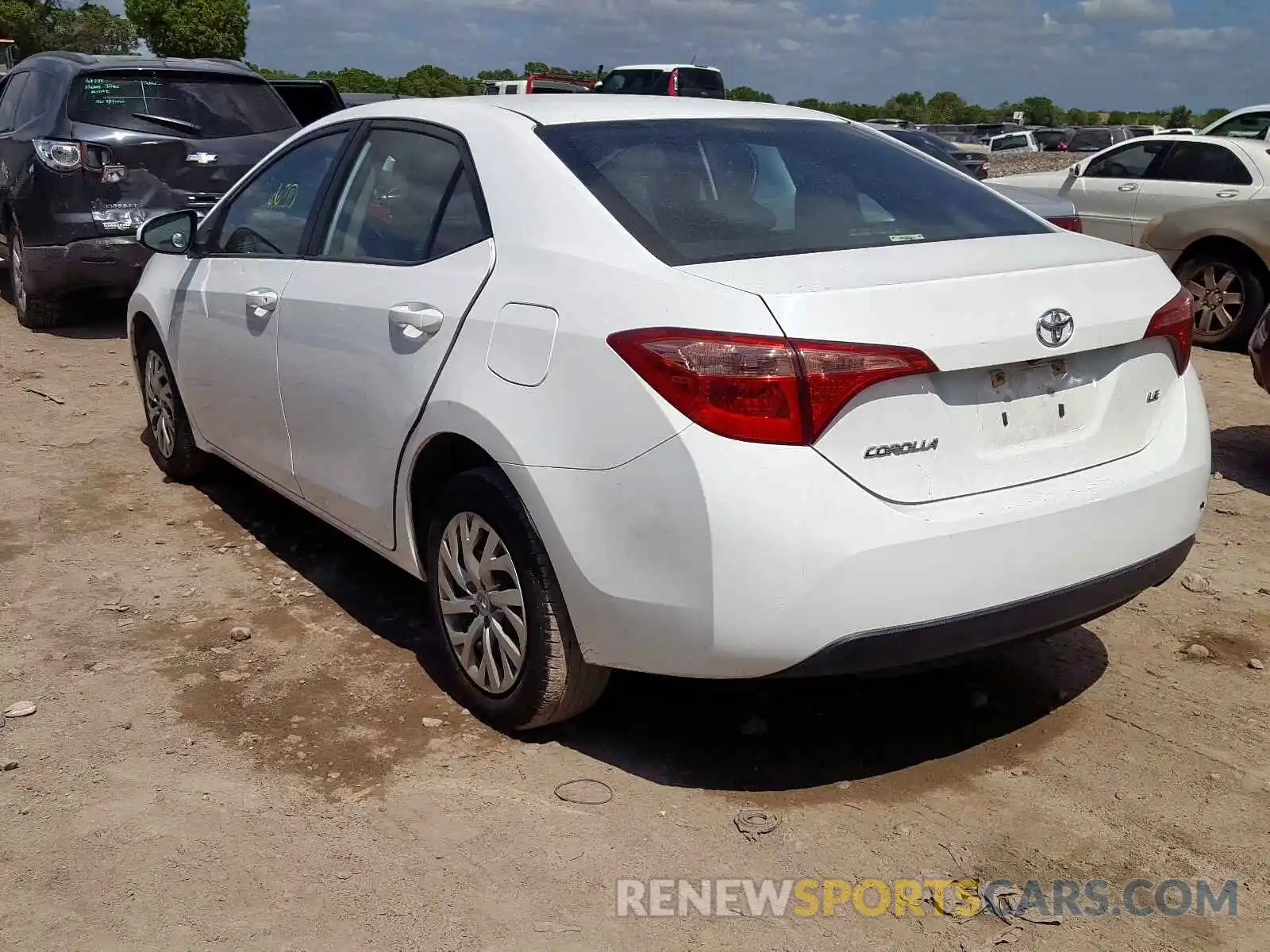 3 Photograph of a damaged car 2T1BURHE2KC179989 TOYOTA COROLLA 2019