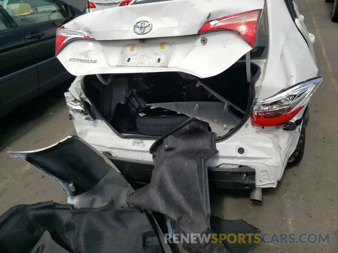 9 Photograph of a damaged car 2T1BURHE2KC180365 TOYOTA COROLLA 2019