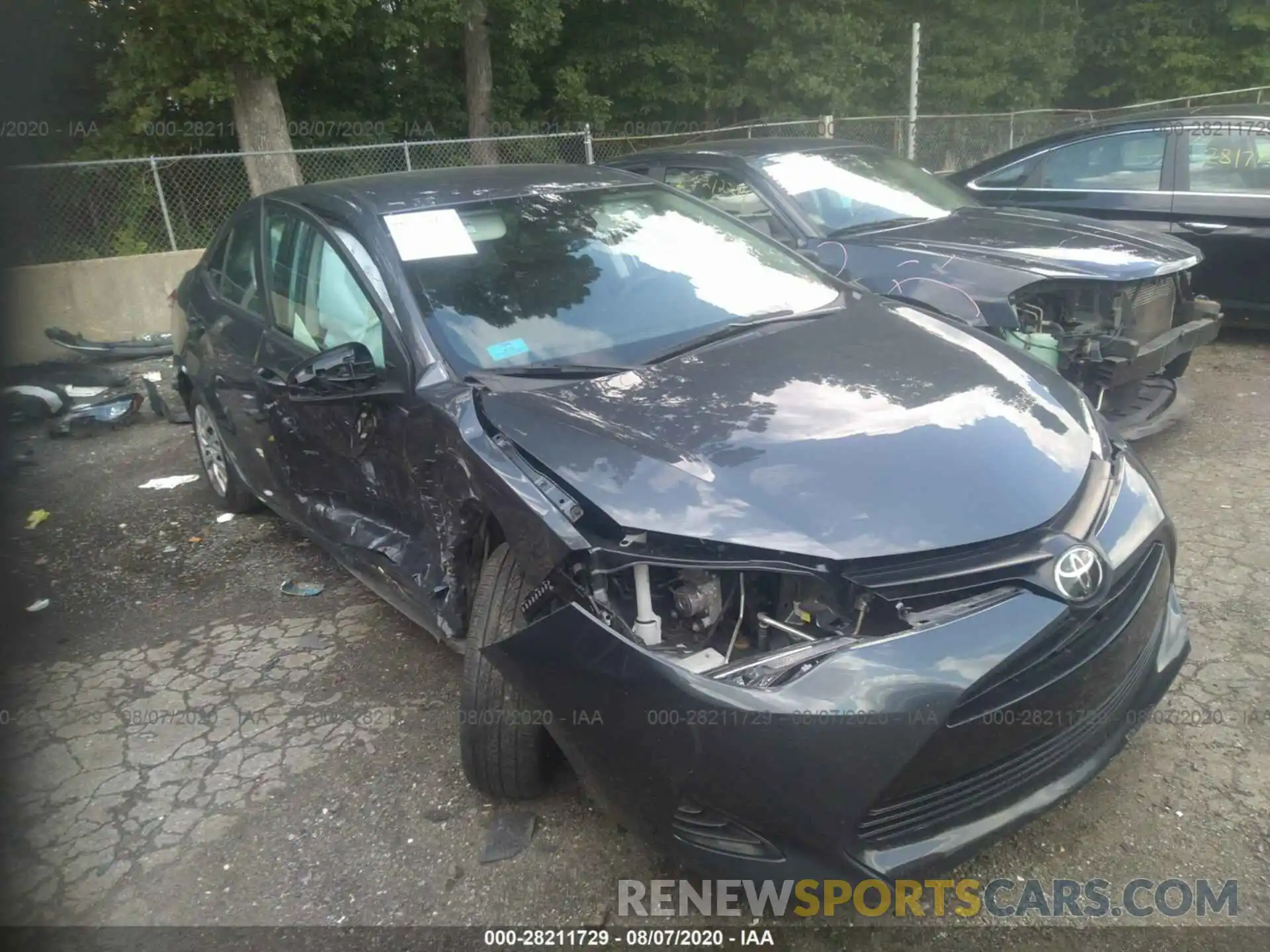 1 Photograph of a damaged car 2T1BURHE2KC180835 TOYOTA COROLLA 2019