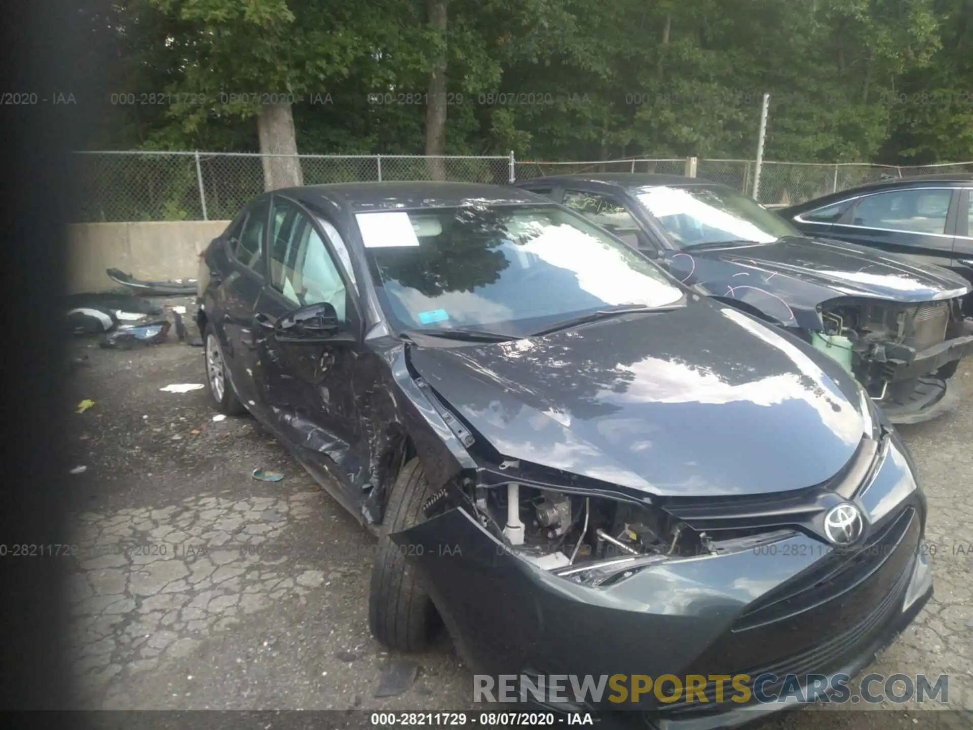 6 Photograph of a damaged car 2T1BURHE2KC180835 TOYOTA COROLLA 2019