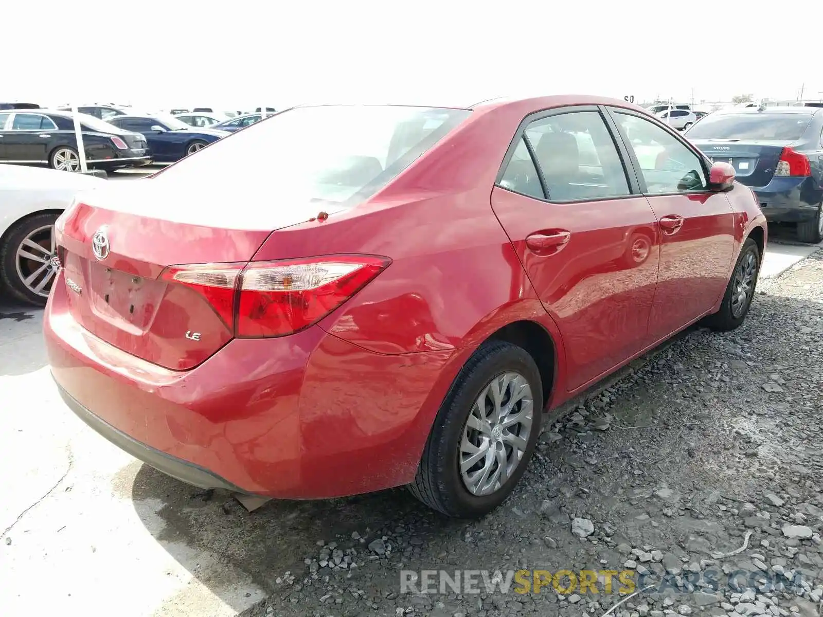 4 Photograph of a damaged car 2T1BURHE2KC180866 TOYOTA COROLLA 2019