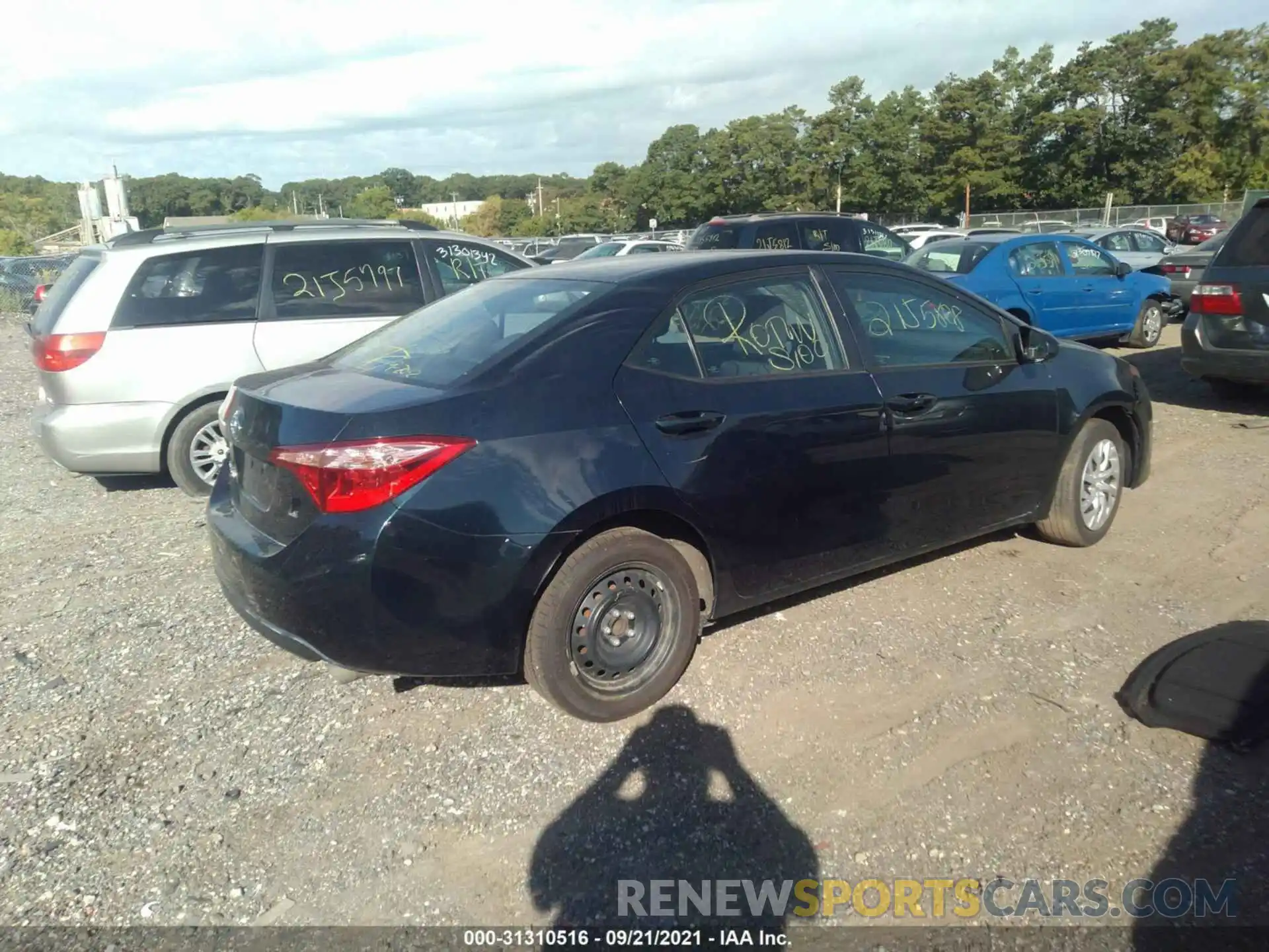 4 Photograph of a damaged car 2T1BURHE2KC180981 TOYOTA COROLLA 2019