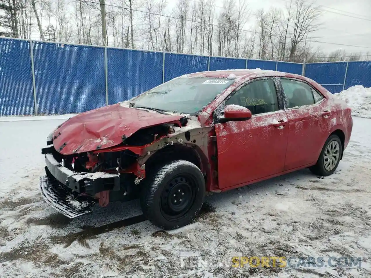 2 Photograph of a damaged car 2T1BURHE2KC181502 TOYOTA COROLLA 2019