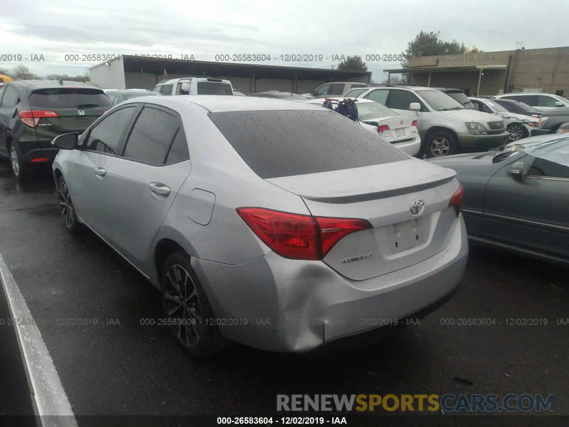 3 Photograph of a damaged car 2T1BURHE2KC181550 TOYOTA COROLLA 2019