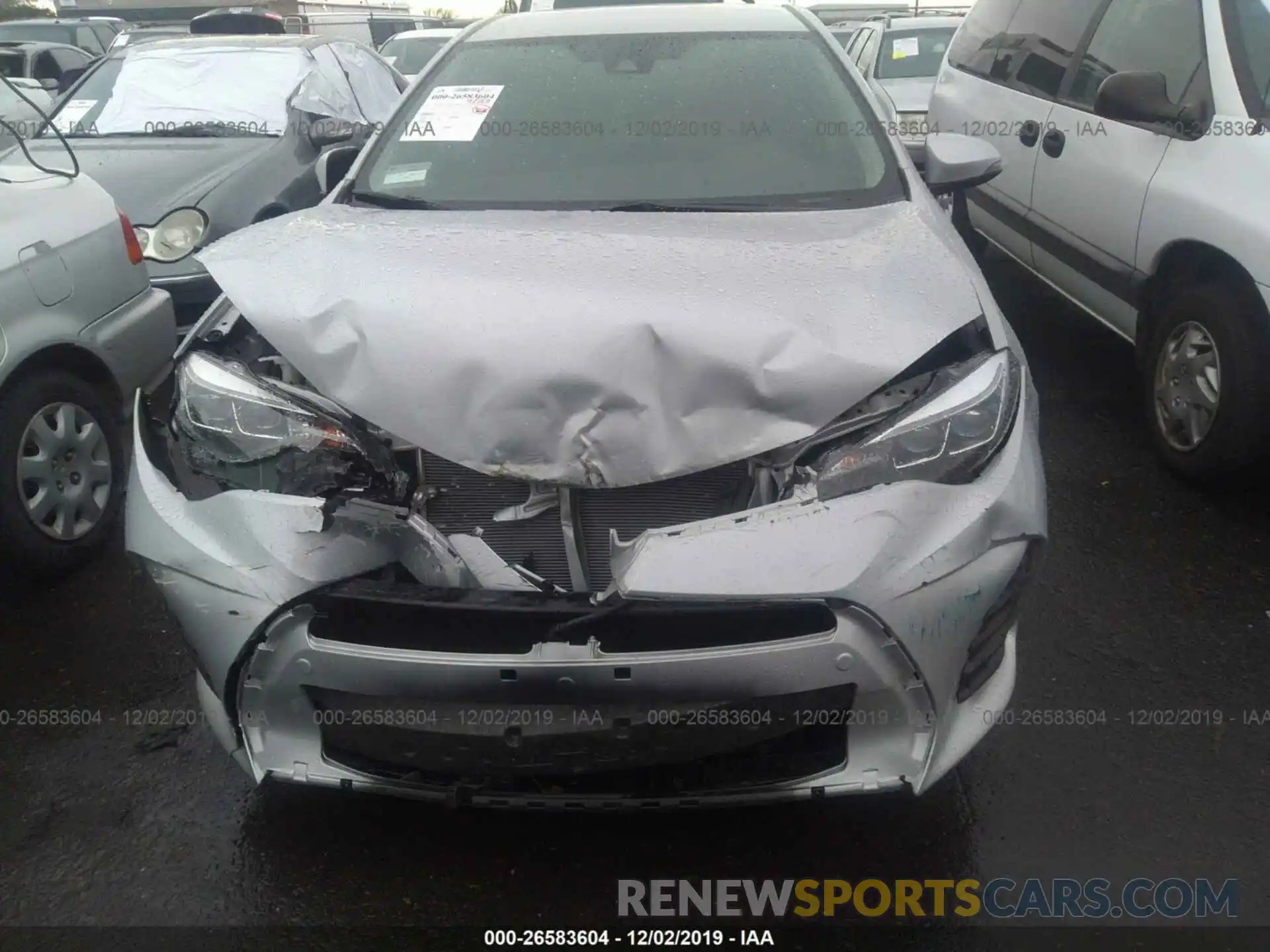 6 Photograph of a damaged car 2T1BURHE2KC181550 TOYOTA COROLLA 2019