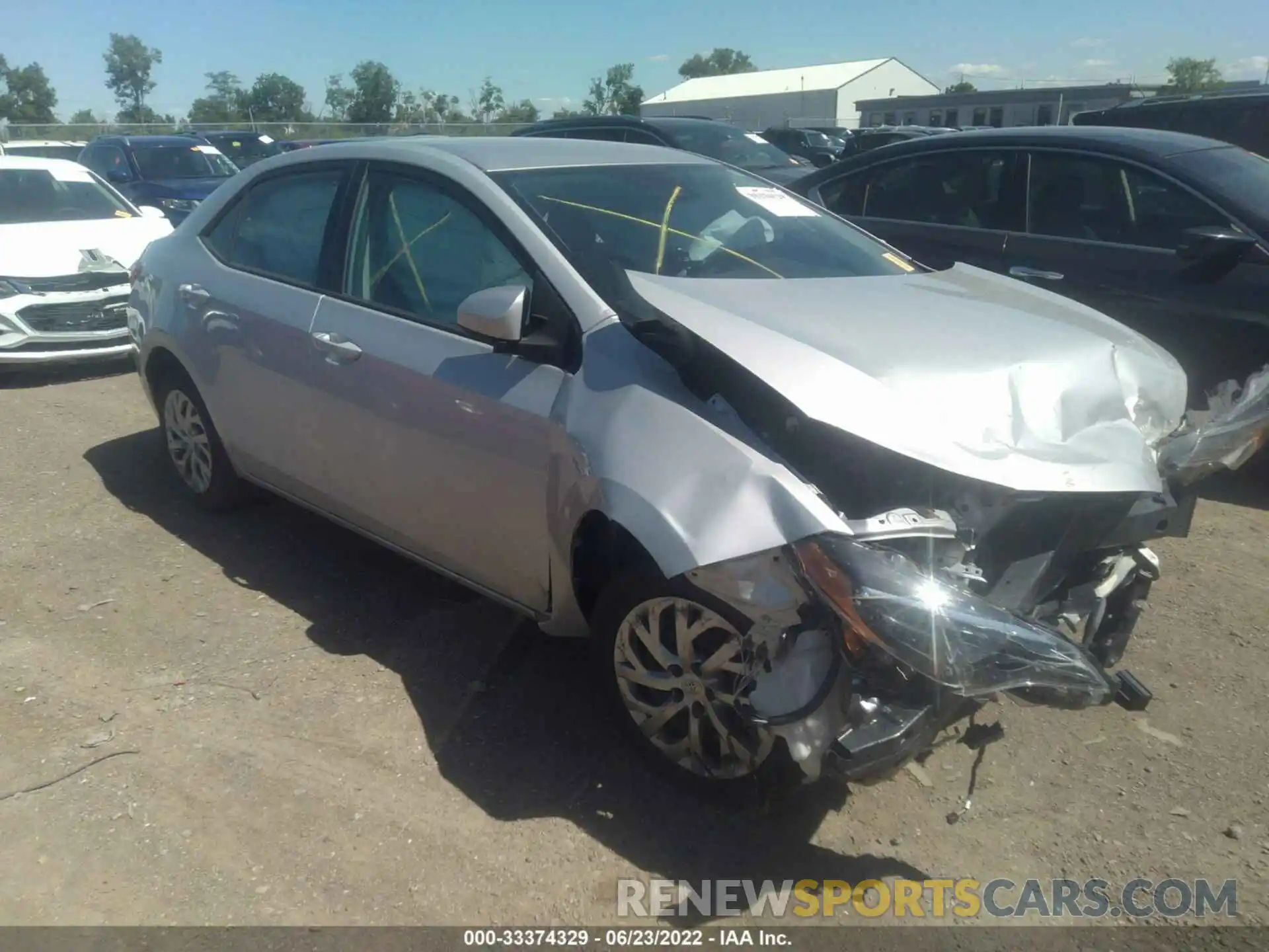 1 Photograph of a damaged car 2T1BURHE2KC181712 TOYOTA COROLLA 2019