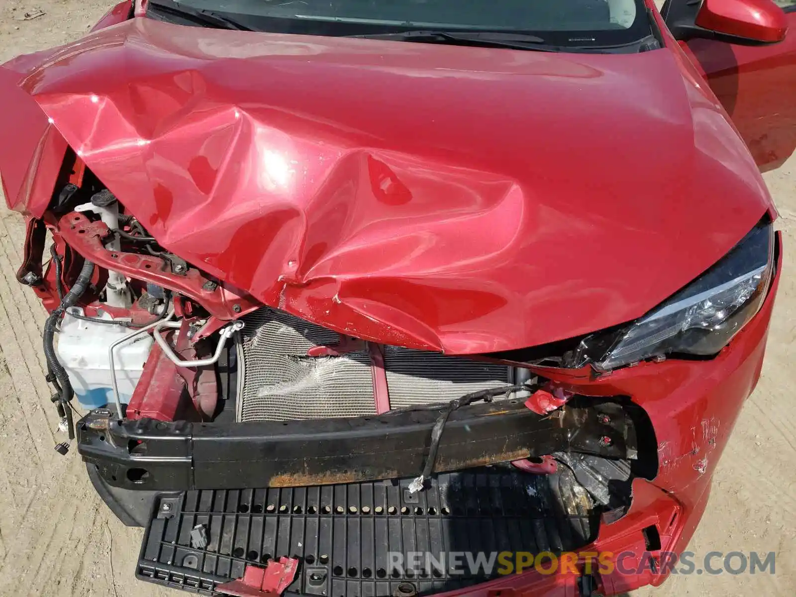 7 Photograph of a damaged car 2T1BURHE2KC181810 TOYOTA COROLLA 2019