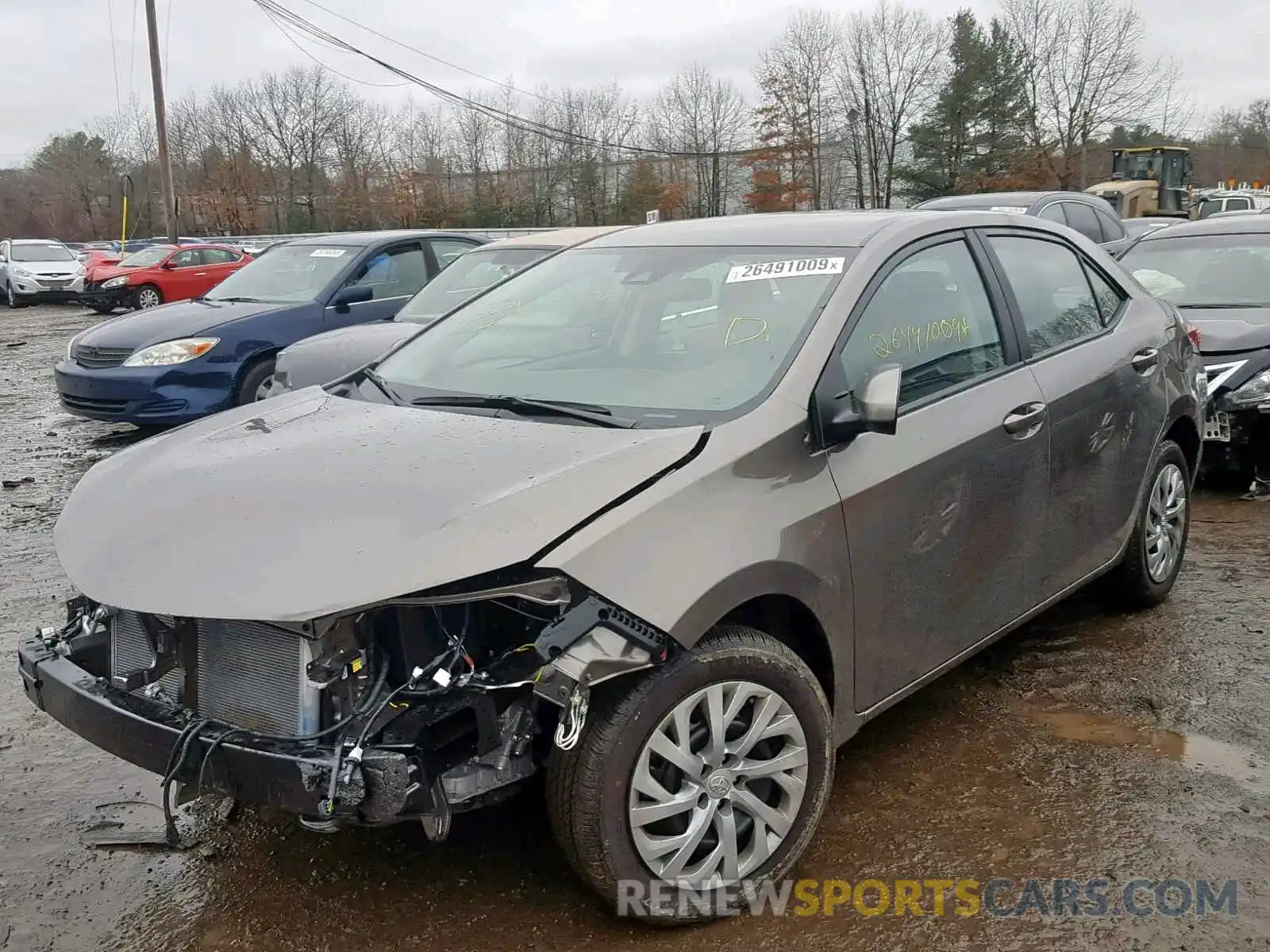 2 Photograph of a damaged car 2T1BURHE2KC182021 TOYOTA COROLLA 2019