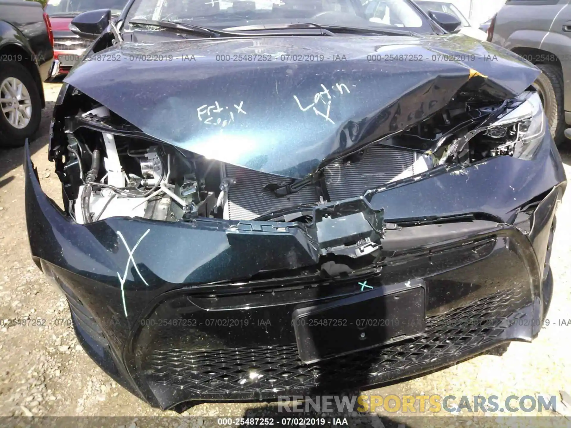 6 Photograph of a damaged car 2T1BURHE2KC182469 TOYOTA COROLLA 2019