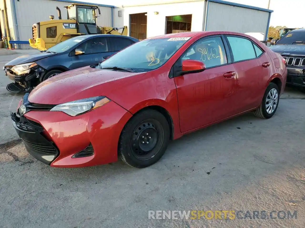 2 Photograph of a damaged car 2T1BURHE2KC182892 TOYOTA COROLLA 2019