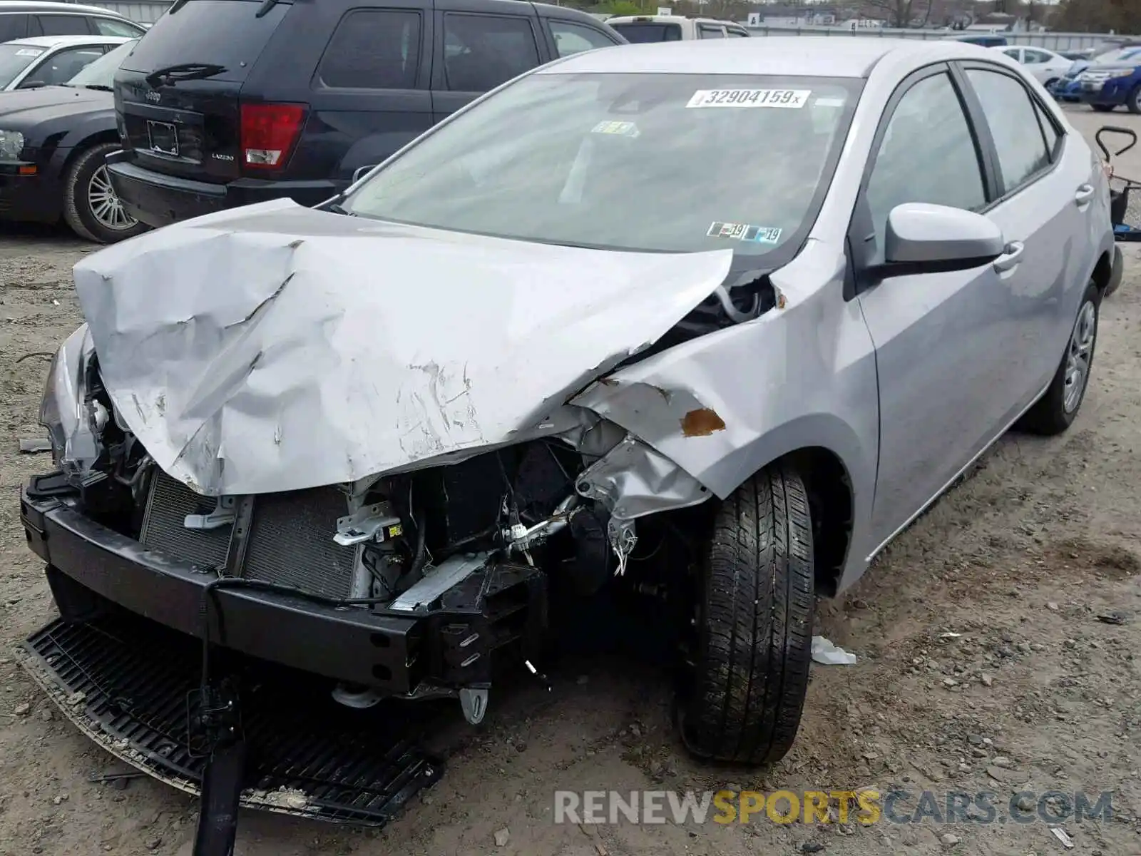 2 Photograph of a damaged car 2T1BURHE2KC183301 TOYOTA COROLLA 2019