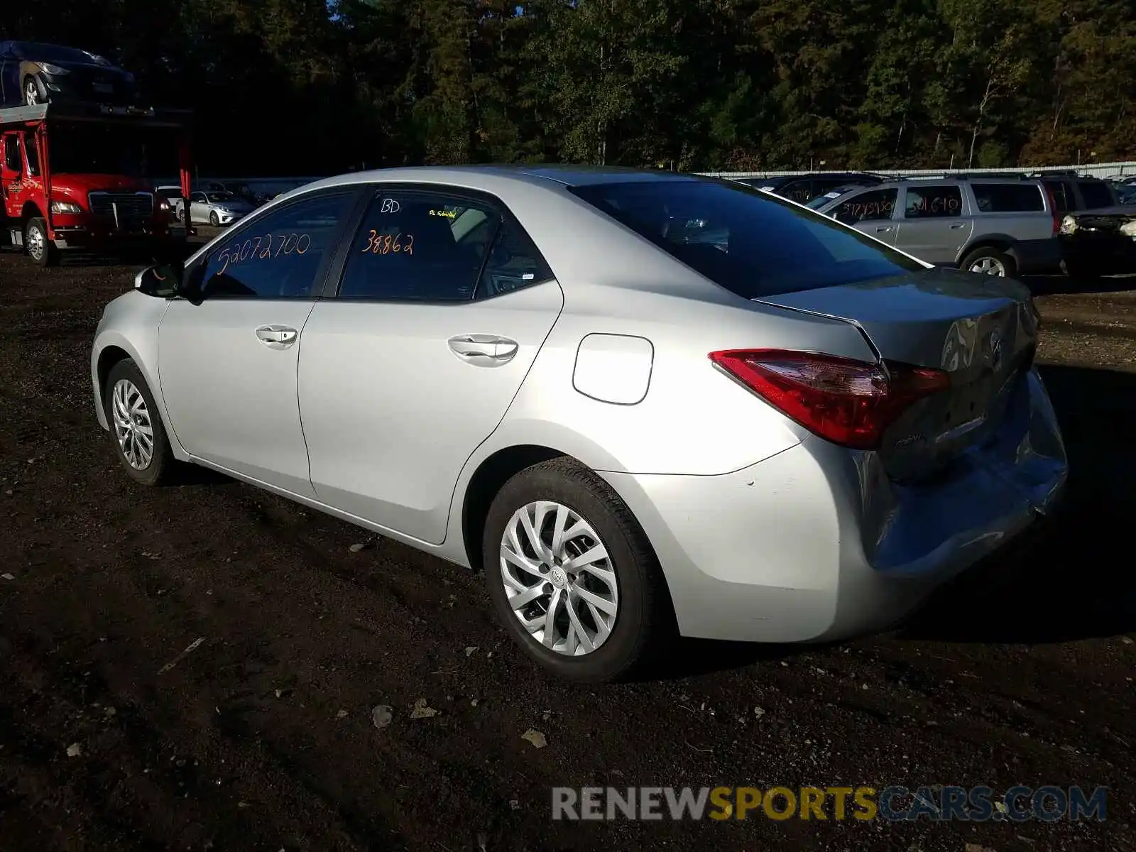 3 Photograph of a damaged car 2T1BURHE2KC183797 TOYOTA COROLLA 2019