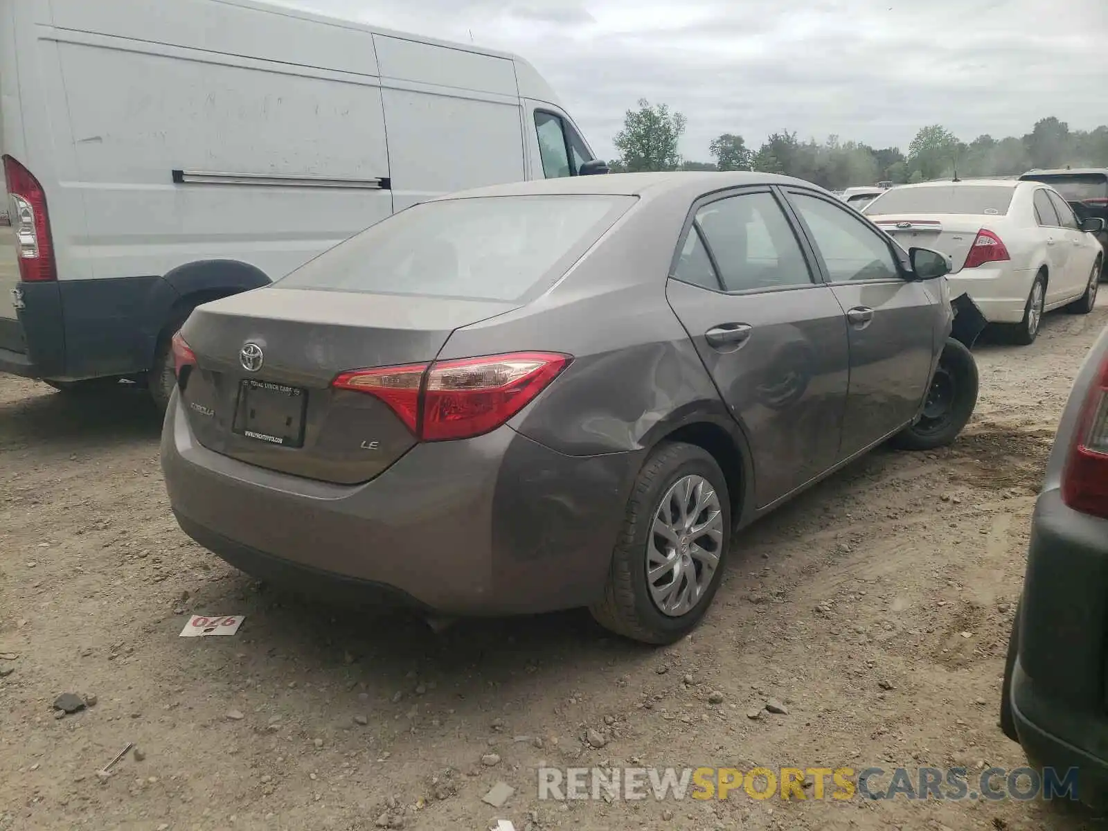 4 Photograph of a damaged car 2T1BURHE2KC184089 TOYOTA COROLLA 2019