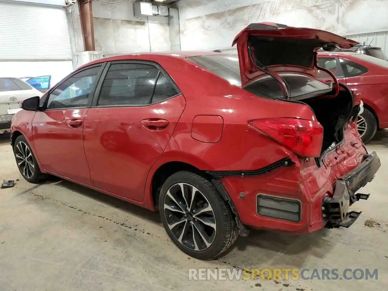 2 Photograph of a damaged car 2T1BURHE2KC184559 TOYOTA COROLLA 2019