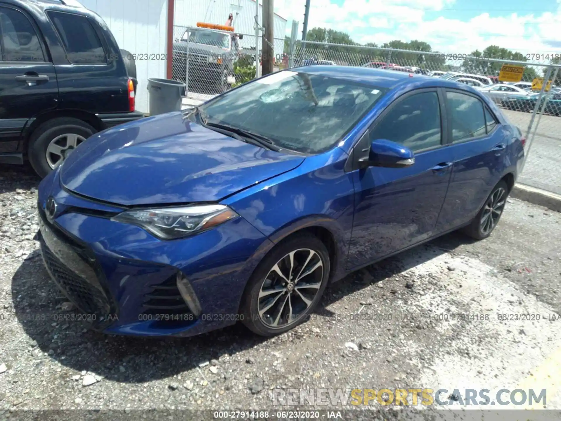 2 Photograph of a damaged car 2T1BURHE2KC185128 TOYOTA COROLLA 2019