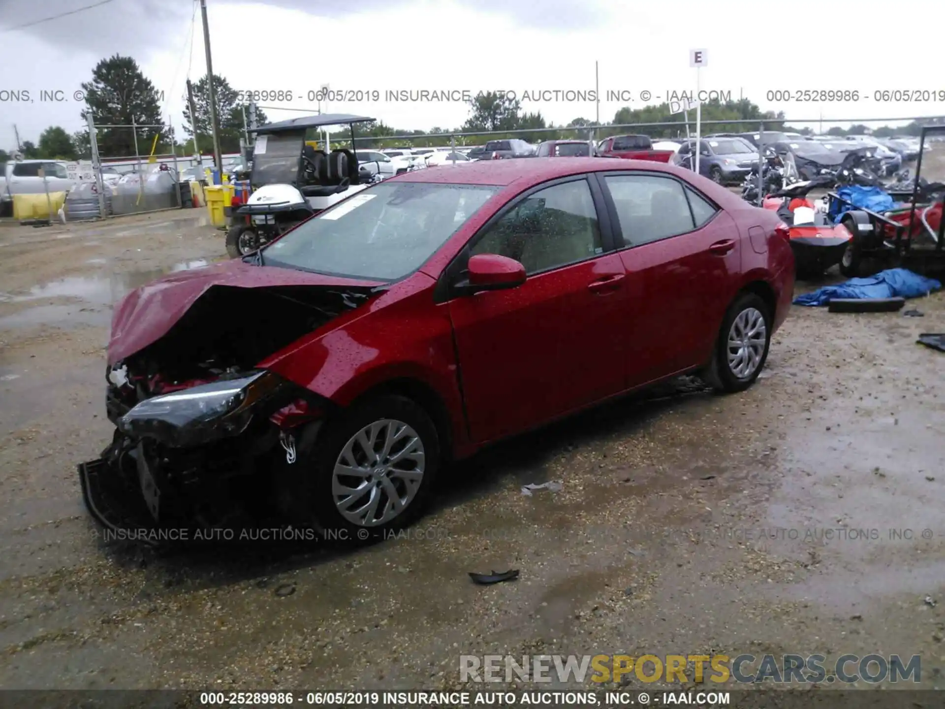 2 Photograph of a damaged car 2T1BURHE2KC186201 TOYOTA COROLLA 2019