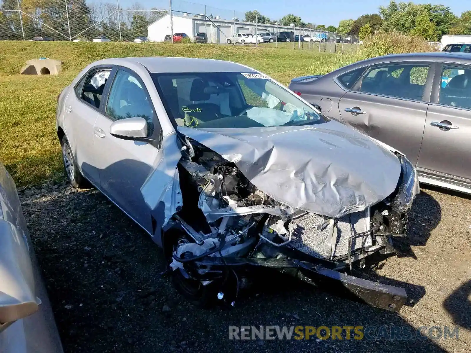 1 Photograph of a damaged car 2T1BURHE2KC186358 TOYOTA COROLLA 2019