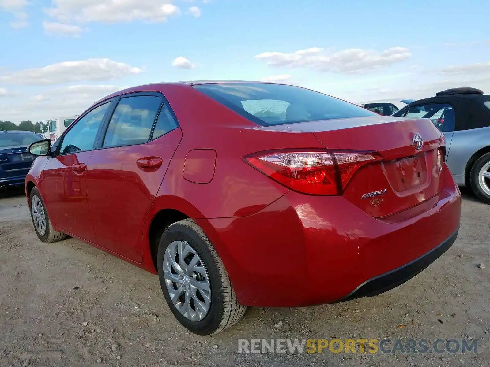 3 Photograph of a damaged car 2T1BURHE2KC186554 TOYOTA COROLLA 2019