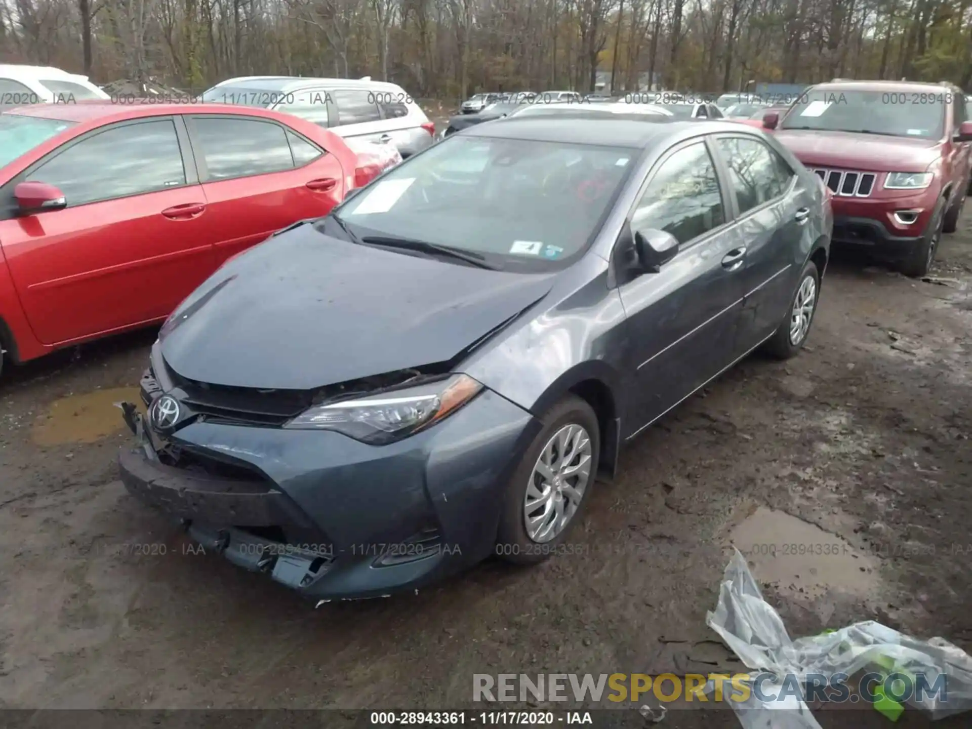 2 Photograph of a damaged car 2T1BURHE2KC187073 TOYOTA COROLLA 2019