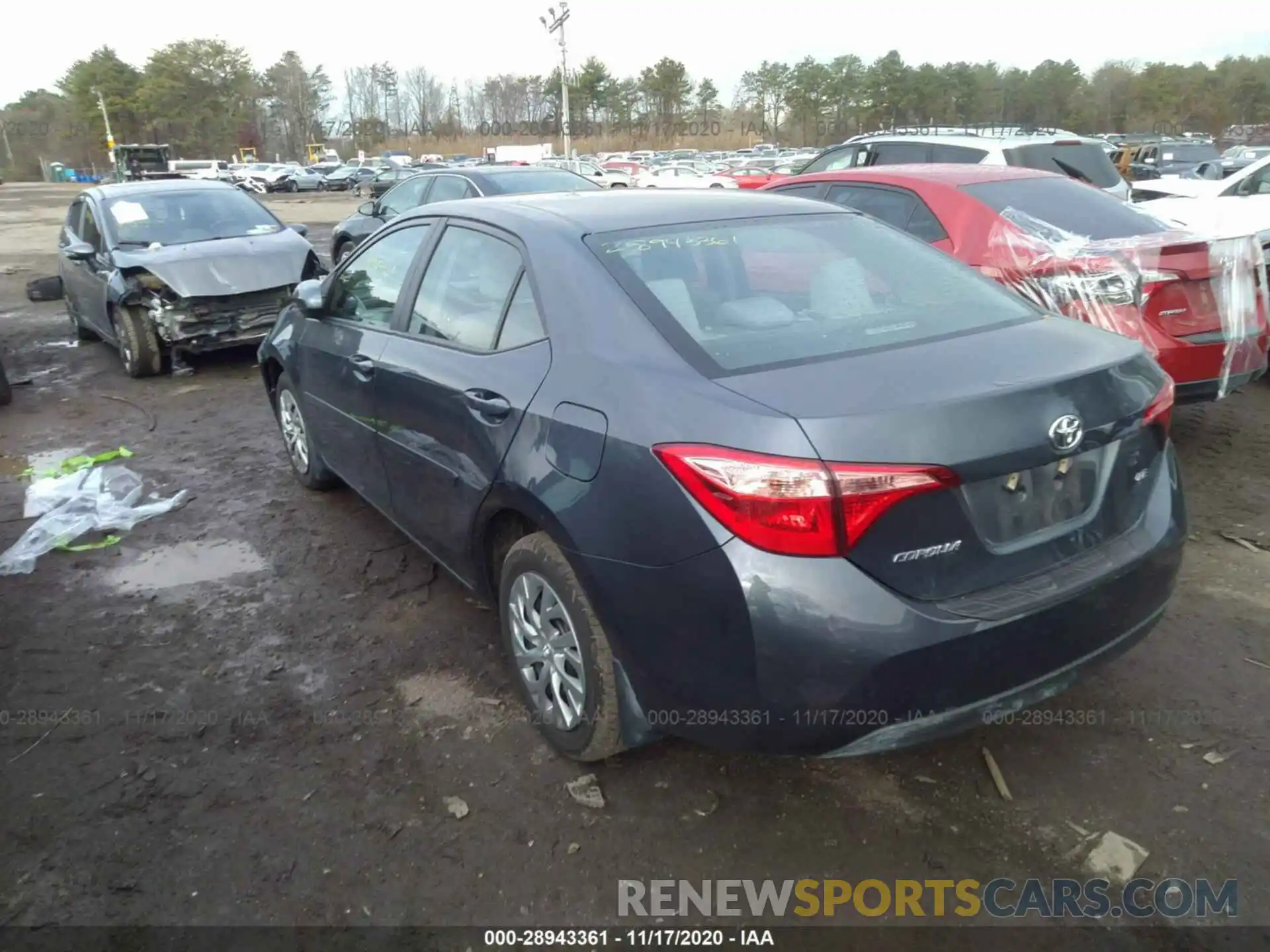 3 Photograph of a damaged car 2T1BURHE2KC187073 TOYOTA COROLLA 2019