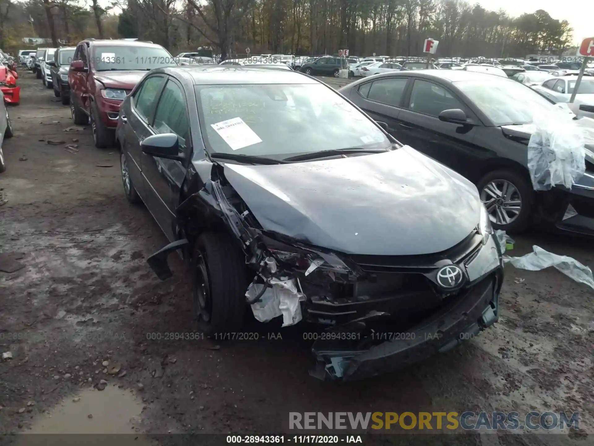 6 Photograph of a damaged car 2T1BURHE2KC187073 TOYOTA COROLLA 2019