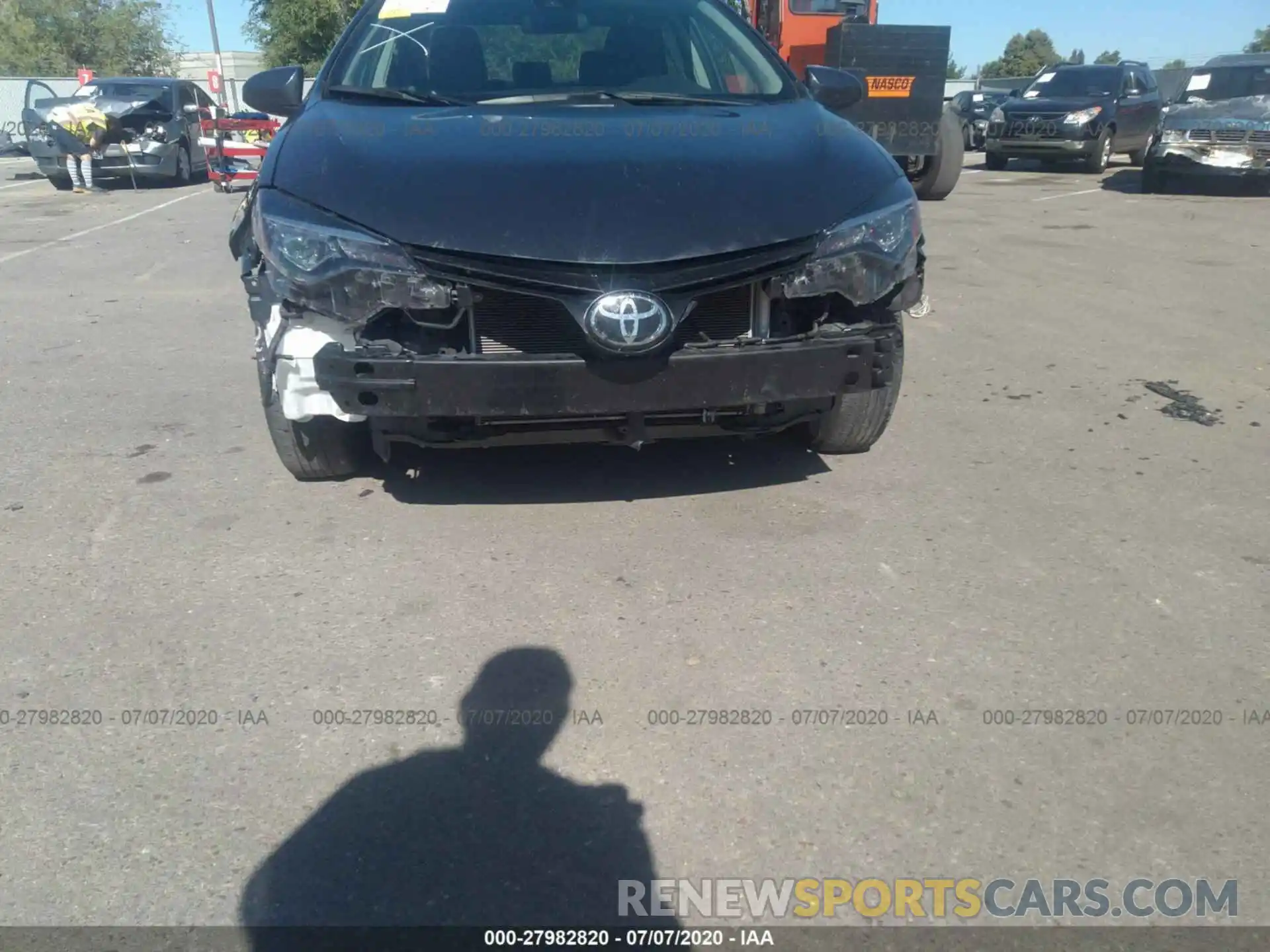 6 Photograph of a damaged car 2T1BURHE2KC187705 TOYOTA COROLLA 2019