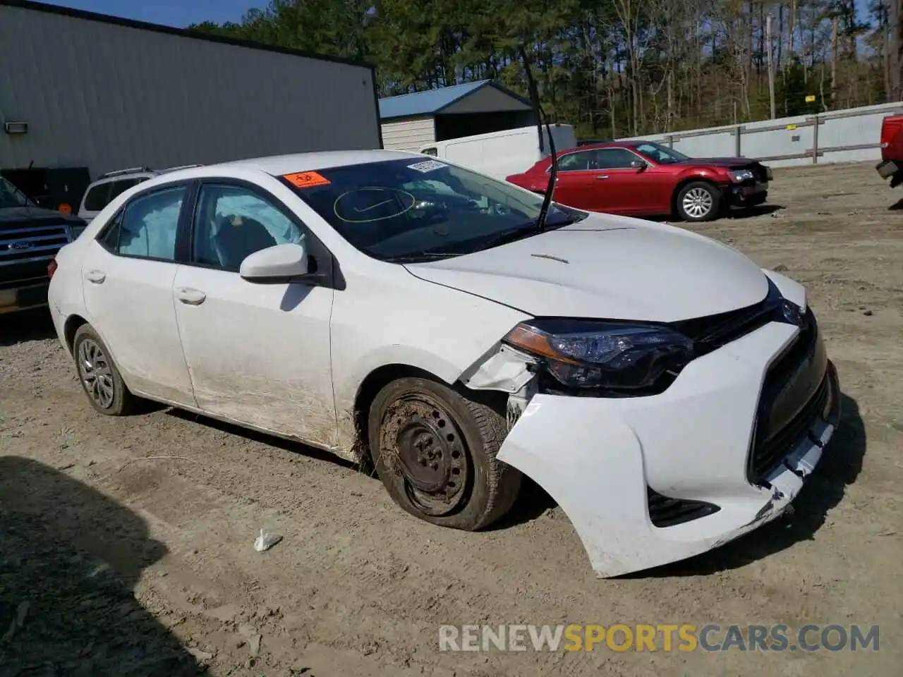 1 Photograph of a damaged car 2T1BURHE2KC187817 TOYOTA COROLLA 2019