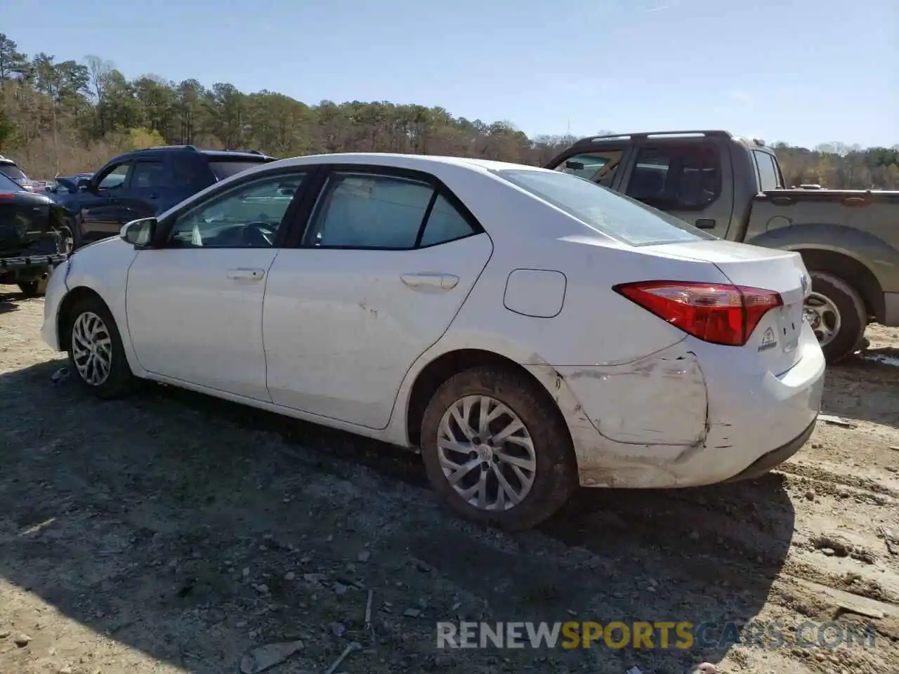 3 Photograph of a damaged car 2T1BURHE2KC187817 TOYOTA COROLLA 2019