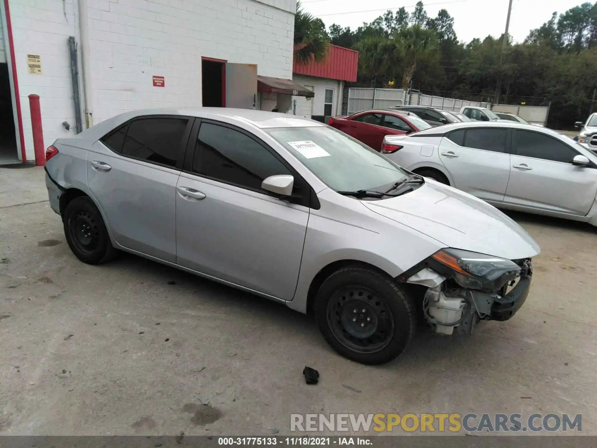 1 Photograph of a damaged car 2T1BURHE2KC188188 TOYOTA COROLLA 2019