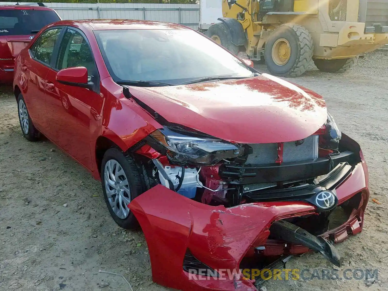 1 Photograph of a damaged car 2T1BURHE2KC188773 TOYOTA COROLLA 2019