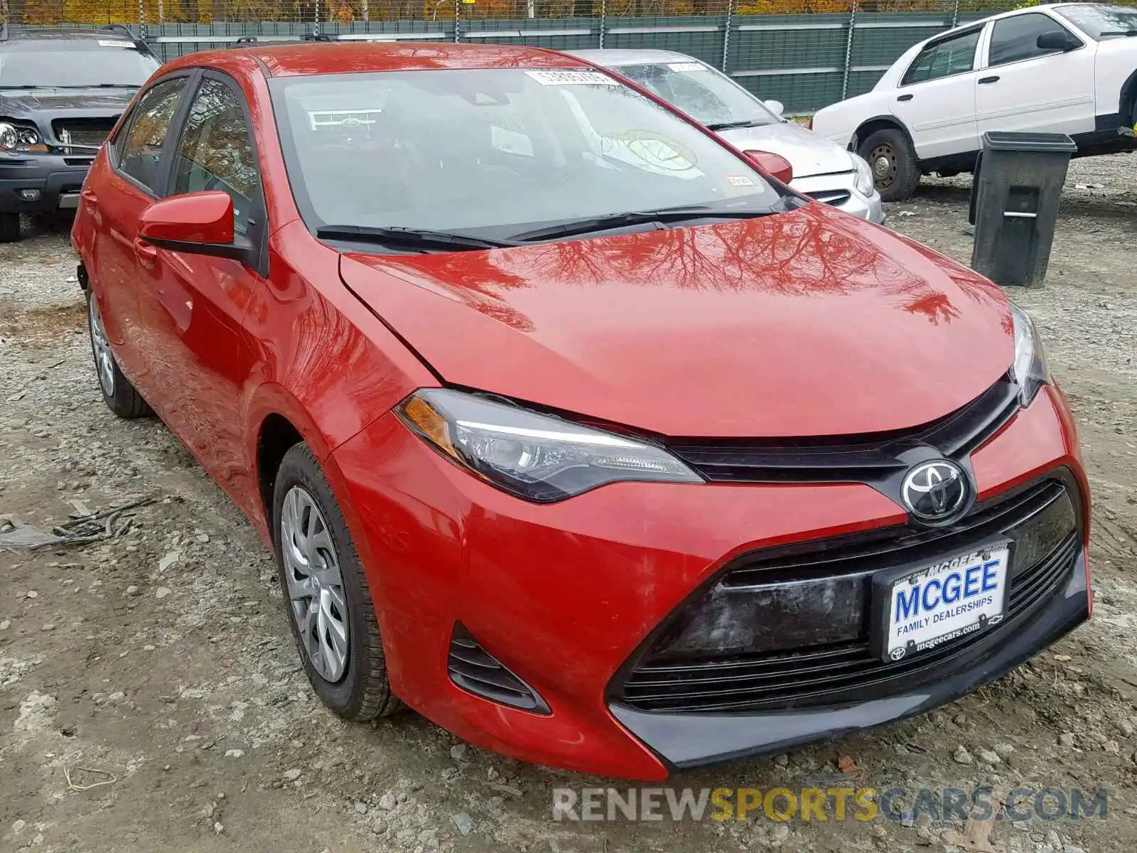 1 Photograph of a damaged car 2T1BURHE2KC189423 TOYOTA COROLLA 2019