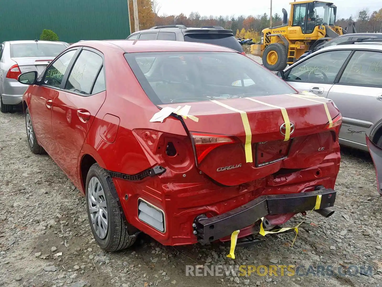 3 Photograph of a damaged car 2T1BURHE2KC189423 TOYOTA COROLLA 2019